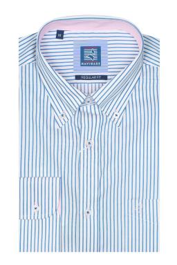 Фото рубашки Прямой силуэт Рубашка NAVIGARE, цвет синий