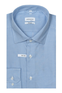 Фото рубашки Прямой силуэт Рубашка SEIDENSTICKER, цвет голубой