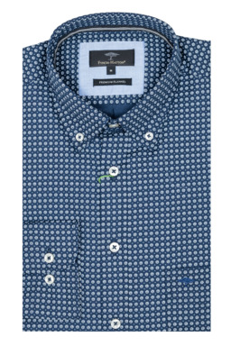 Фото рубашки Приталенный силуэт Рубашка FYNCH HATTON, цвет синий