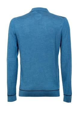 Джемпер-поло ENRICO CERINI 244116/DENIM BLUE