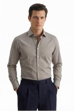 Фото рубашки Полуприлегающий силуэт Рубашка SEIDENSTICKER, цвет серый